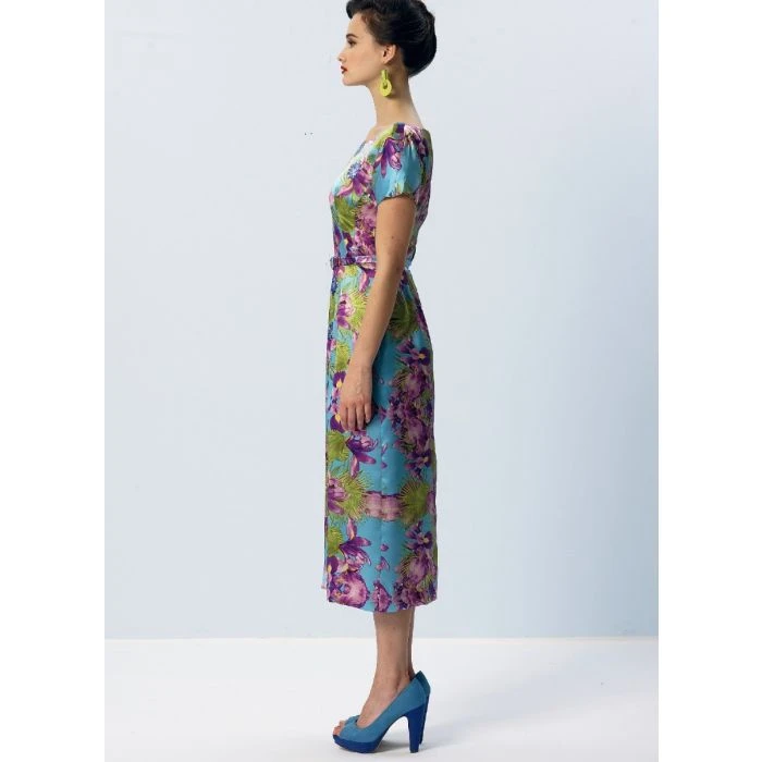 Vogue Sewing Pattern 8875 (F5) - Vintage Dress & Coat 16-24 V8875 16-24 - Image 3