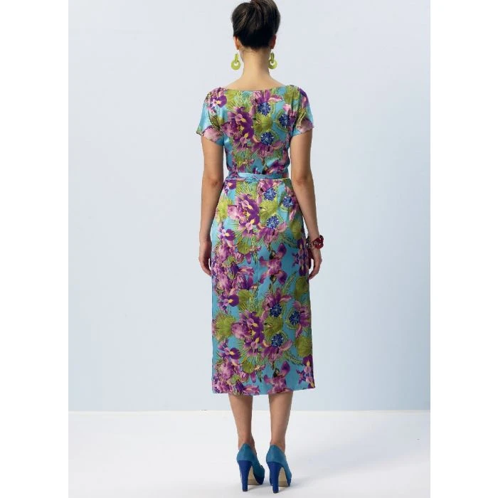 Vogue Sewing Pattern 8875 (F5) - Vintage Dress & Coat 16-24 V8875 16-24 - Image 4