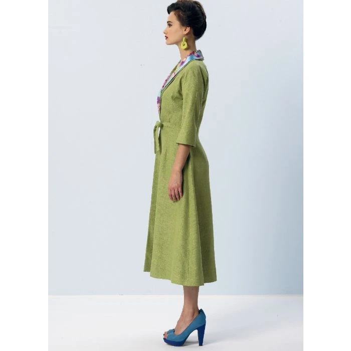 Vogue Sewing Pattern 8875 (F5) - Vintage Dress & Coat 16-24 V8875 16-24 - Image 6