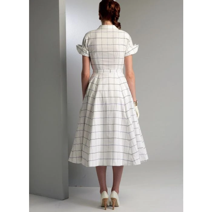 Vogue Sewing Pattern 9000 (B5) - Misses Vintage Dress 8-16 V9000 8-16 - Image 4